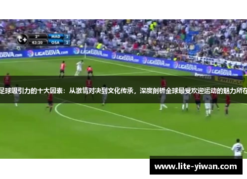 足球吸引力的十大因素：从激情对决到文化传承，深度剖析全球最受欢迎运动的魅力所在
