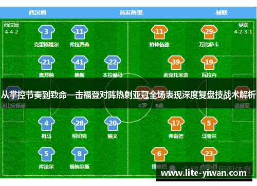 从掌控节奏到致命一击福登对阵热刺亚冠全场表现深度复盘技战术解析
